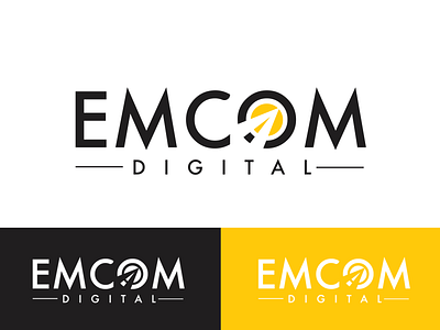 Emcom Digital Agency app behance branding branding concept design dribbble dribbble best shot graphicdesign icon logo typography