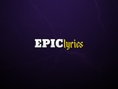 Epiclyrics Logo branding logo website
