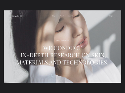 Amathea E-commerce Website beauty design ecommerce eshop minimal minimalistic shopify typography ui ui design web web design webdesign website website design