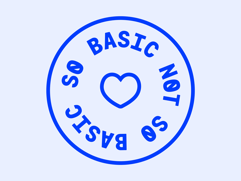 So Basic Not So Basic basic custom type design gif monospaced type typography