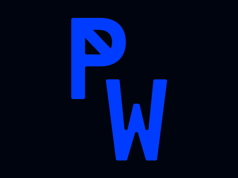 #hashtagpartywith blackletter blue branding custom type gif logo logotype monospaced outline type type treatment typography