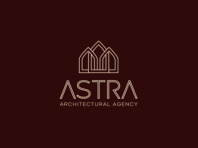 ASTRA - Logo for Architectural agency architecture branding business corporate identity design graphic design identity identity design logo logo design logotype