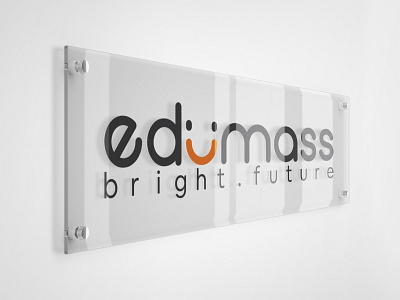 Edumass Logo Design V2 branding cmyk combine logo design edu logo education edumass graphic design icon online study study study logo vector