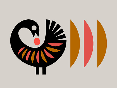 Sankofa illu africa bird egg icon illustration logo modern nature sun symbol