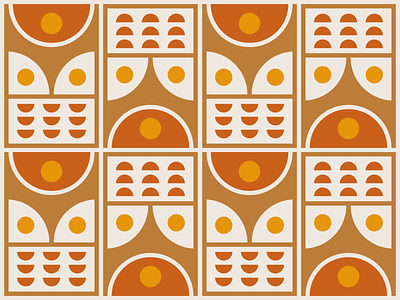 Weekly warm-up: geometric owl pattern