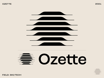 Ozette identity design biology biotech futurism hex icon identity design logo logo design retrofuture symbol tech technology
