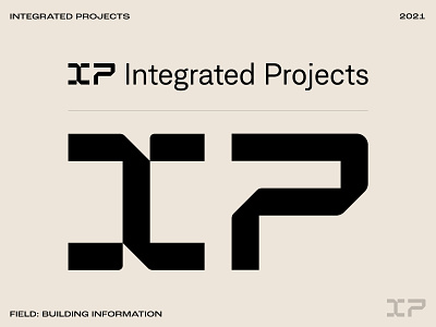 IP identity design architecture building construction data identity identitydesign logo logotype modern symbol tech technology typography wordmark