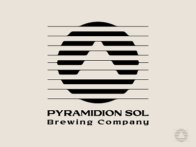 Pyramidion Sol beer brew brewery brewing icon identity logo melt melting nature pyramid pyramidion rays sol sun symbol