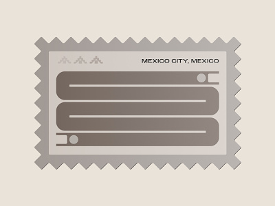 Mexico City stamp