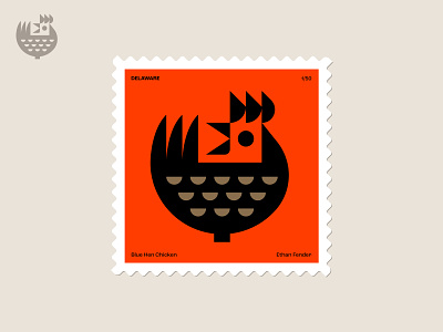 Delaware Postage Stamp