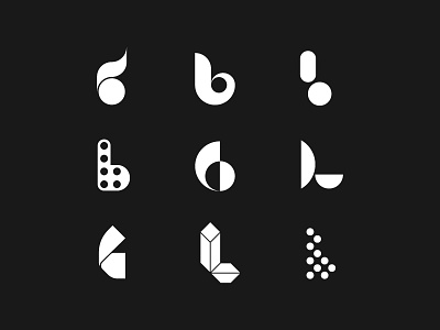 b logotypes b clean geometric letter logo logotype mark modern type typography