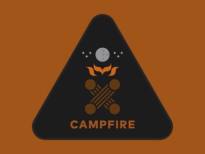 Campfire illustration