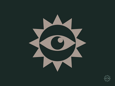 Sun Eye egypt eye global warming history icon logo mark see sun symbol