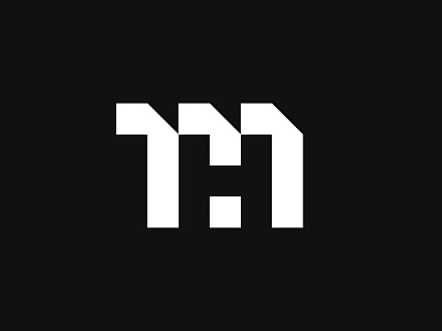 MH architecture block h letter lettering logo logotype m mark negative space type typography