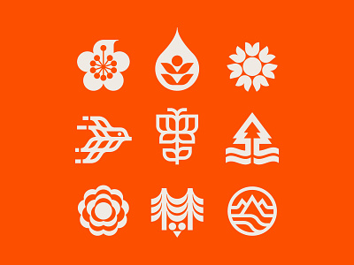 Nature symbols compilation