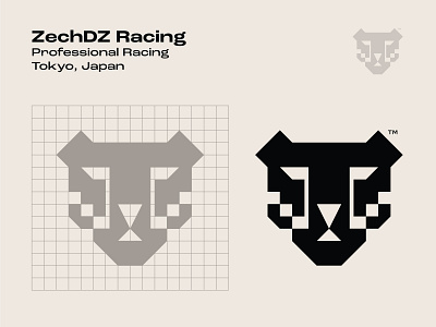 ZechDZ Racing cat cheetah identity identity design japan japanese logo racing speed symbol tokyo trademark