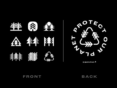 Pine Tree T-shirt design adventure arbor enviroment icon logos nationalpark nature pine tree symbol t shirt trees