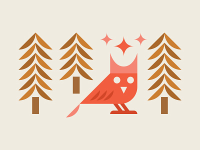 Owllustration beer beer glass bird icon illustration night owl owl illustration pine star tree