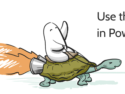Go Turtle, go!!! cartoon character cute digital hand drawn illustration mascot story
