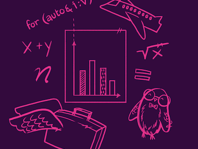 A little less conversation and little more owling animals coding graph graphic illustration line owl