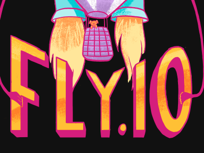 flying high balloon fly hand drawn jetpack text words