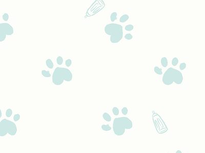 Endpapers baby book dog kids