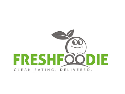 Fresh Foodie active apple branding delivered design eating food fresh fruits graphic design green health illustraion illustration lively logo motion vector