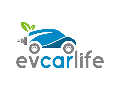 Ev Car Life blue branding car charger design electric environment green healing illustraion illustration leaf lively logo motion planet polution vector vehicle wheels