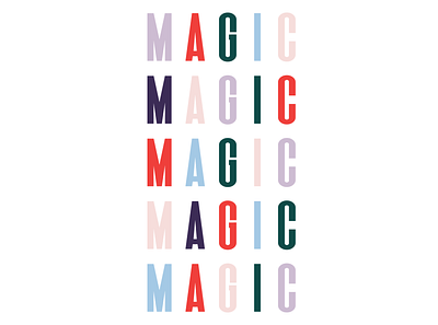 colorfulmagic color design lettering pattern typography