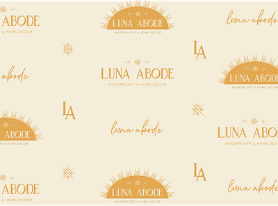 lunaabode pattern branding color design illustration lettering pattern typography