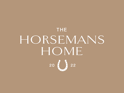 the horsemans home brand branding design lettering logo logomark typography