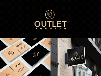 Outlet Premium brand brand identity branding branding and identity design brasil logo premium design visual identity