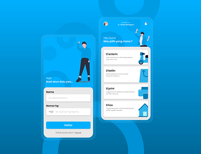 Delivery and Services App delivery app service app ui uidesign ux uxdesign