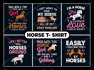 Horse T-Shirt Design