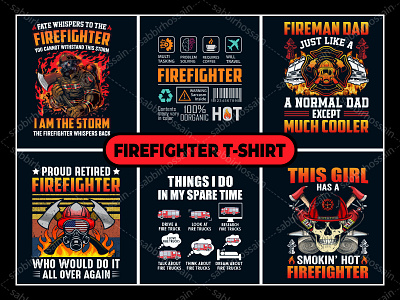 Firefighter T-Shirt Design