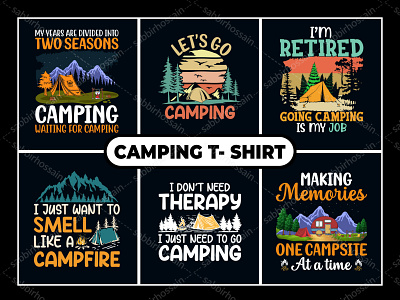 Eye-Catching Camping T-Shirt Design