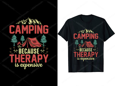 Eye-Catching Camping T-Shirt Design