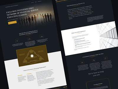 Landing page design for networking digital figma landing page networking ui ux web design website