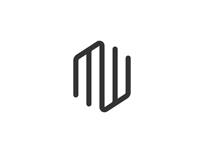 MW + Box branding design icon illustration illustrator logo minimal vector web website