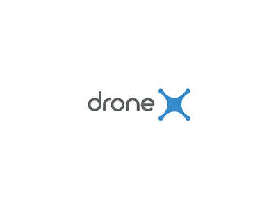 Drone X branding design graphic design icon illustration illustrator logo minimal typography vector