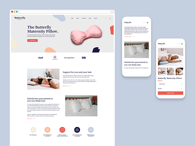 Butterfly Maternity UI/UX Design uiux