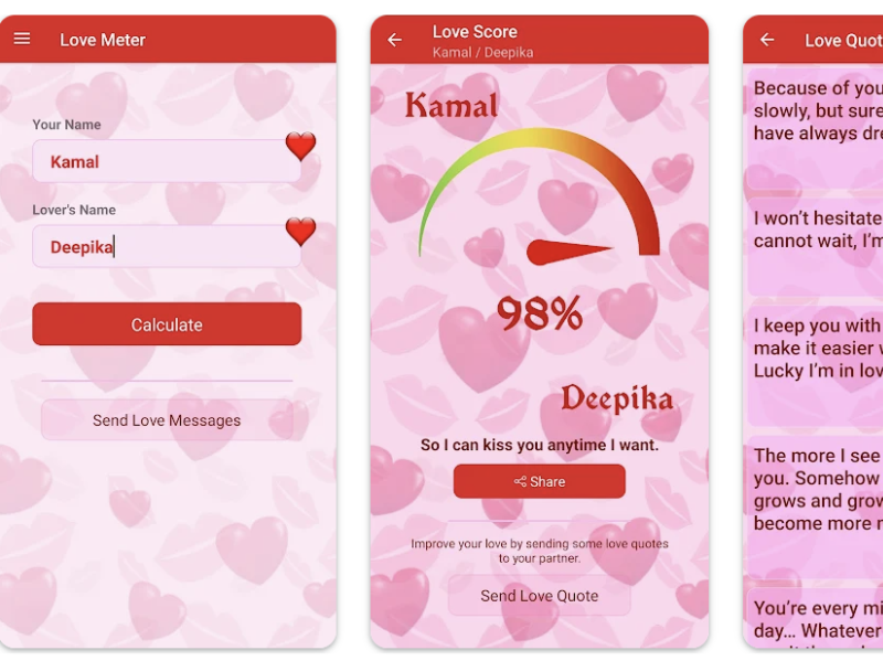 Love Calculator  Love Meter to Calculate Love Percentage