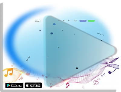 Music Innovative UI Page design figma figmadesign illustration ios music music player ui ux vector