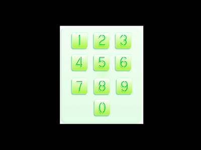Numbers | Numeral Designs | Plain Designs | design figmadesign flat icon illustration