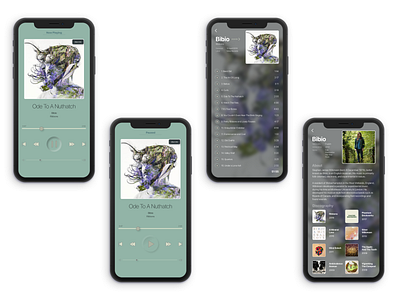 Music Player UI Design app design designer dribbble dribble ui ui ux ui design uidesign uiux ux ux ui ux design uxdesign uxui