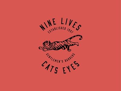 Nine Lives brand identity branding design illustration minimal vector