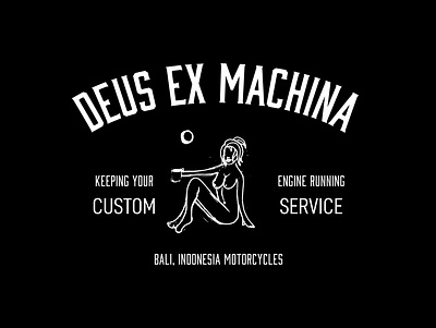 DEUS EX MACHINA Badge Design badge badge logo badgedesign brand identity branding design illustration illustrator logo vector