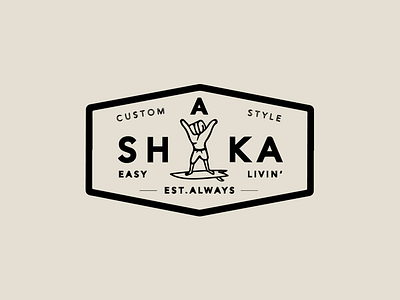 Shaka badge design