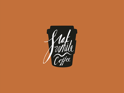 Coffee Typography Design brand identity design illustration typography