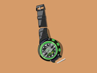 Broken watch animation art broken design flat illustration illustrator minimal vector watch